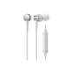 Audio-Technica ATH-CKR30iS SonicFuel® In-Ear Headphones with In-line Mic & Control - White