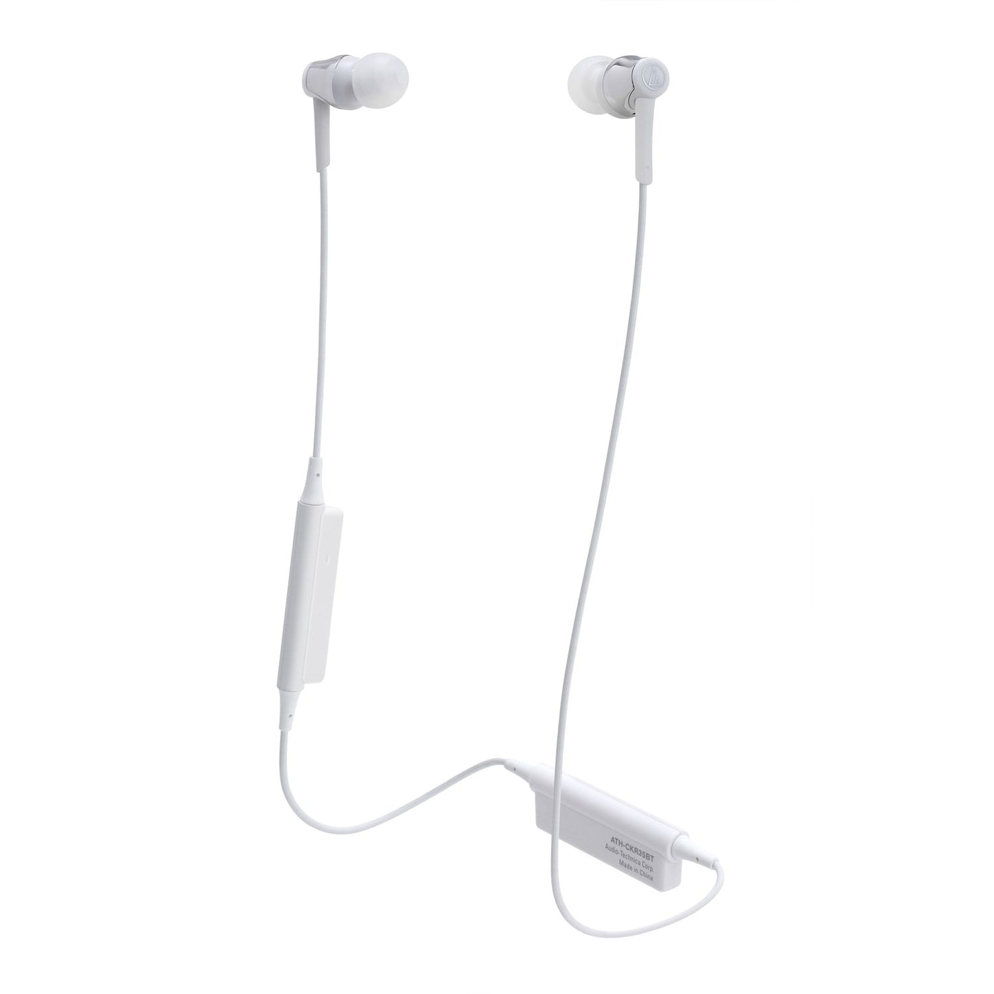 Audio-Technica ATH-CKR35BT Sound Reality Wireless In-Ear Headphones - White