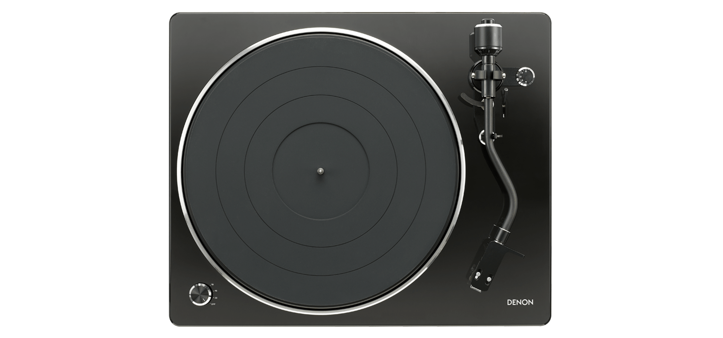 DP-450USB Hi-Fi Turntable with original S-Shape tonearm and USB - Black