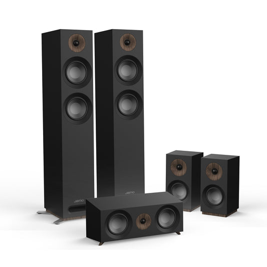 Jamo S807 HCS 5.0 Surround Sound Speaker Package - Black