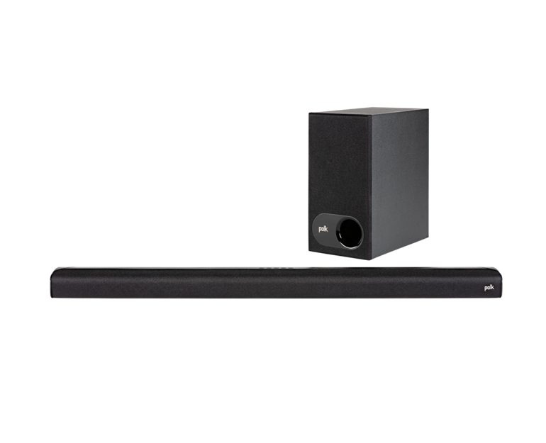 Polk Signa S2 Universal TV Soundbar and Wireless Subwoofer - Black