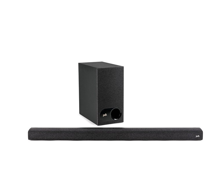 Polk Signa S3 Universal TV Soundbar and Wireless Subwoofer System with Chromecast Built-in - Black