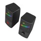 REDRAGON 2.0 Satellite Speaker AIR 2 x 3W RGB Gaming Speaker – Black