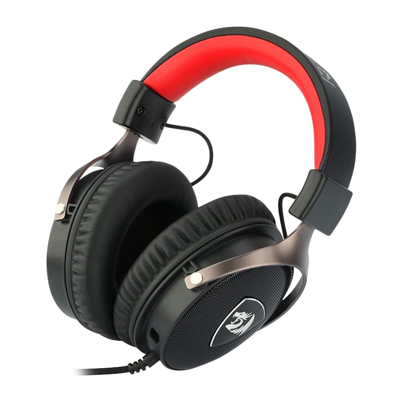 REDRAGON Over-Ear ICON USB PC|PS4|XONE|SWTCH Gaming Headset – Black