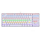 REDRAGON KUMARA Mechanical 87 Key|RGB Backlit Gaming Keyboard – White