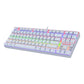 REDRAGON KUMARA Mechanical 87 Key|RGB Backlit Gaming Keyboard – White