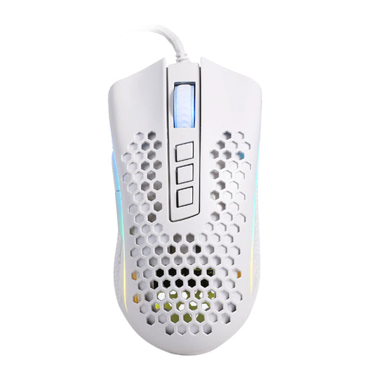 REDRAGON Storm Wired RGB – Lightweight Design Mouse - White