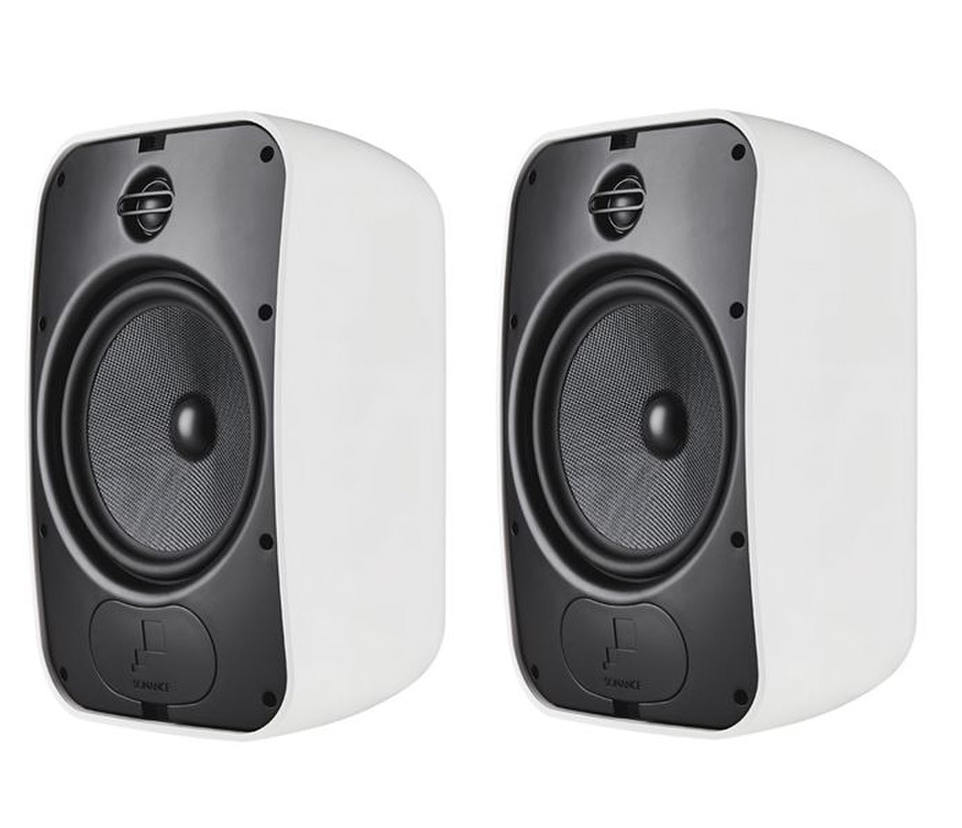 SONANCE Mariner 86 8" Outdoor Speakers - Pair (White) + SONOS Amp Stereo Amplifier (Black)