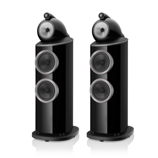 Bowers & Wilkins 802 D4 Floorstanding Speakers - pair - Gloss Black