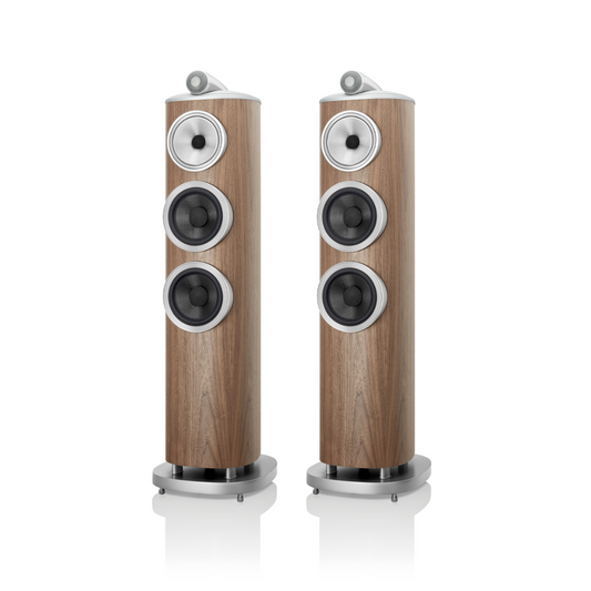 Bowers & Wilkins 804 D4 Floorstanding Speakers - pair - Satin Walnut