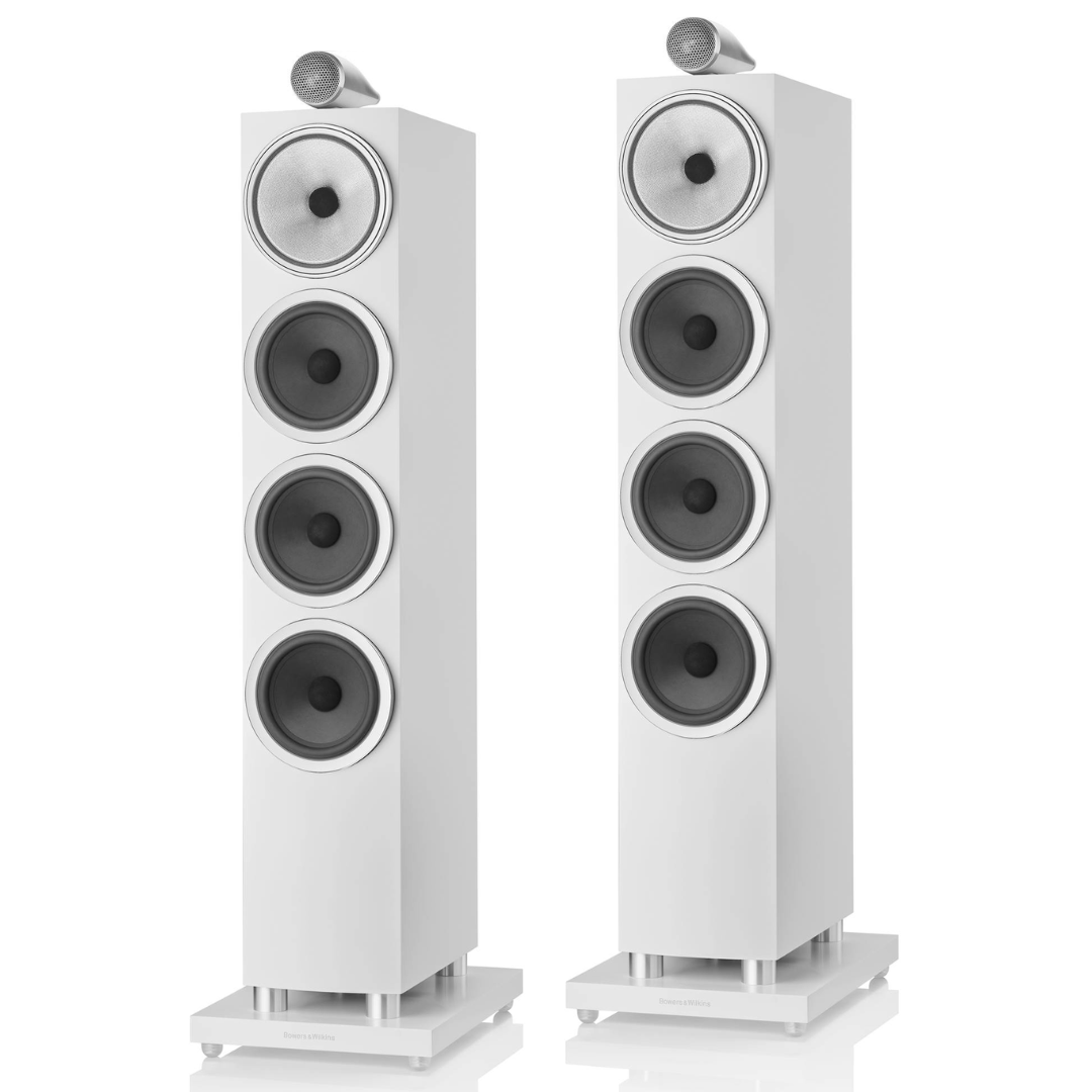 Bowers & Wilkins 702 S3 Floorstanding Speaker - pair - Gloss White
