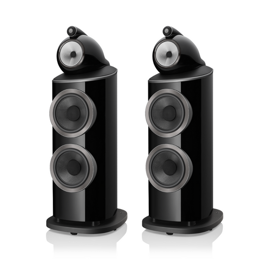 Bowers & Wilkins 801 D4 Floorstanding Speakers - pair - Gloss Black