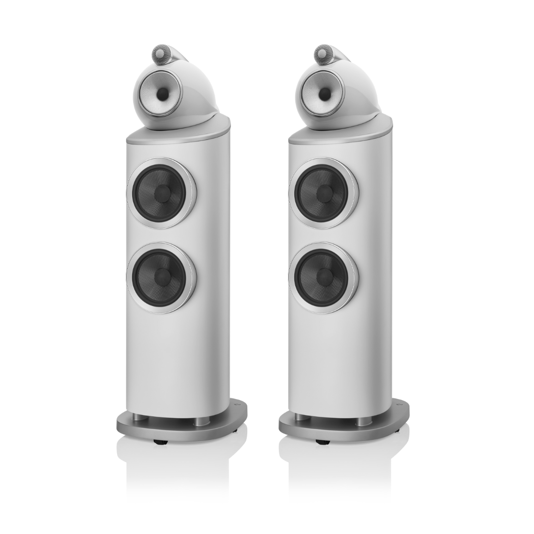 Bowers & Wilkins 803 D4 Floorstanding Speakers - pair - Satin White