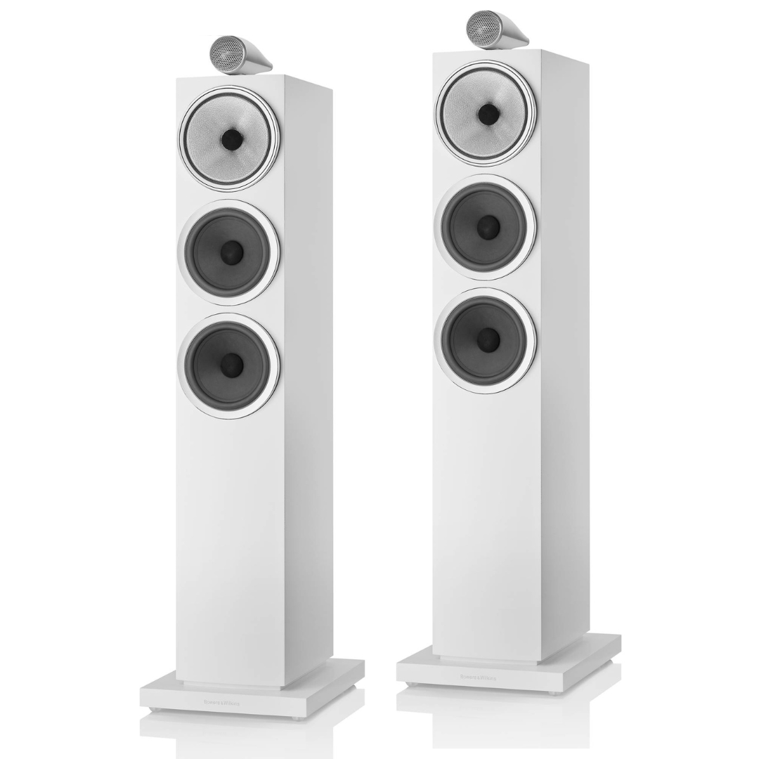 Bowers & Wilkins 703 S3 Floorstanding Speakers - pair - Gloss White