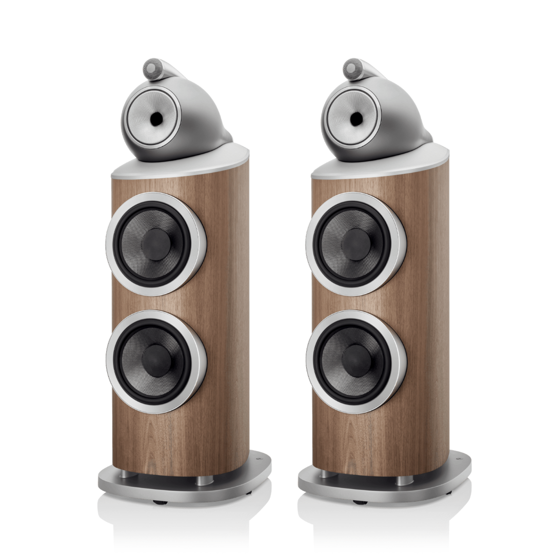 Bowers & Wilkins 801 D4 Floorstanding Speakers - pair - Satin Walnut