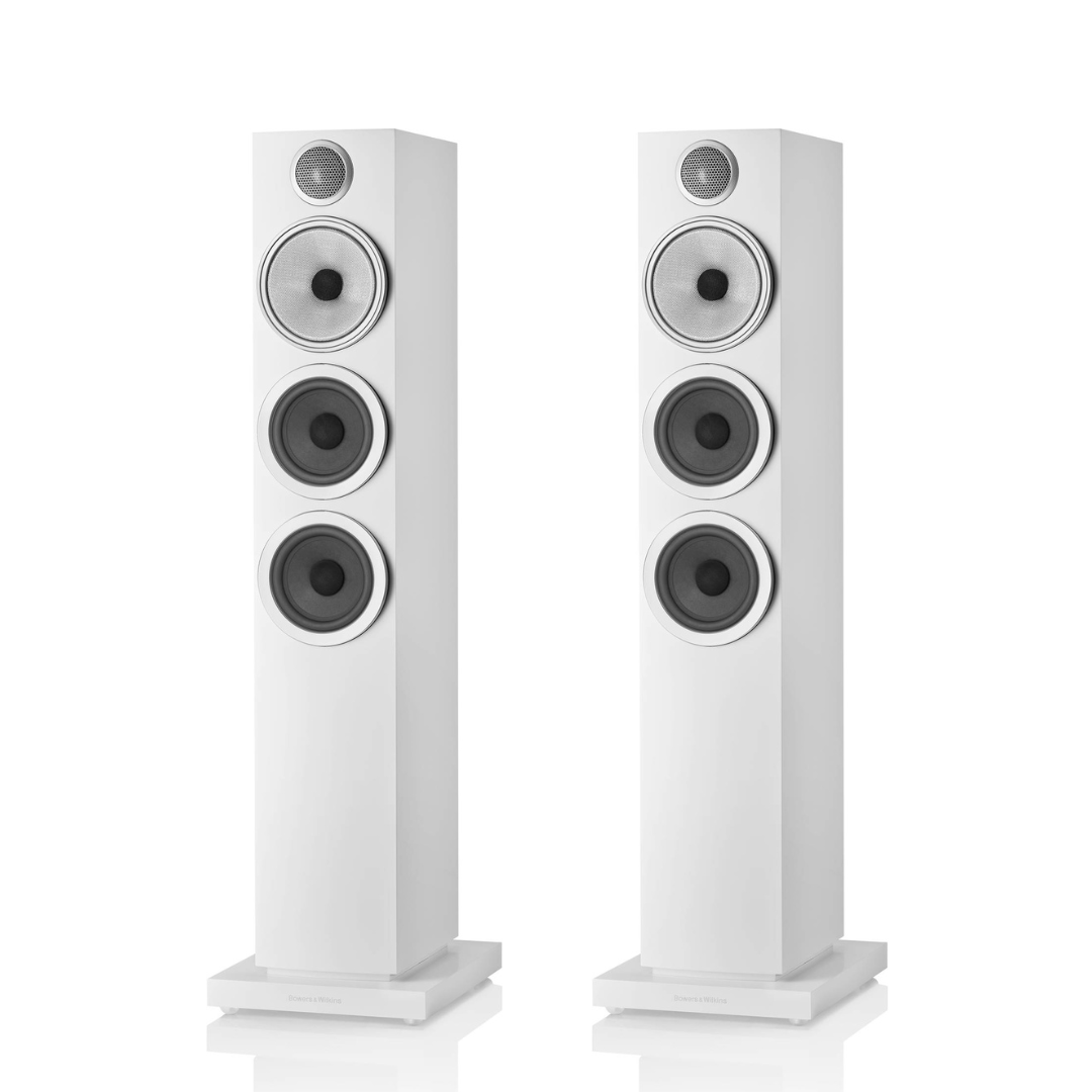 Bowers & Wilkins 704 S3 Floorstanding speaker - pair - Gloss White