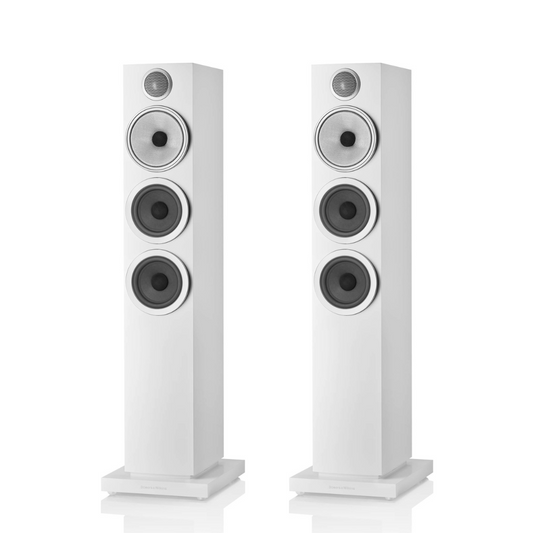 Bowers & Wilkins 704 S3 Floorstanding speaker - pair - Gloss White