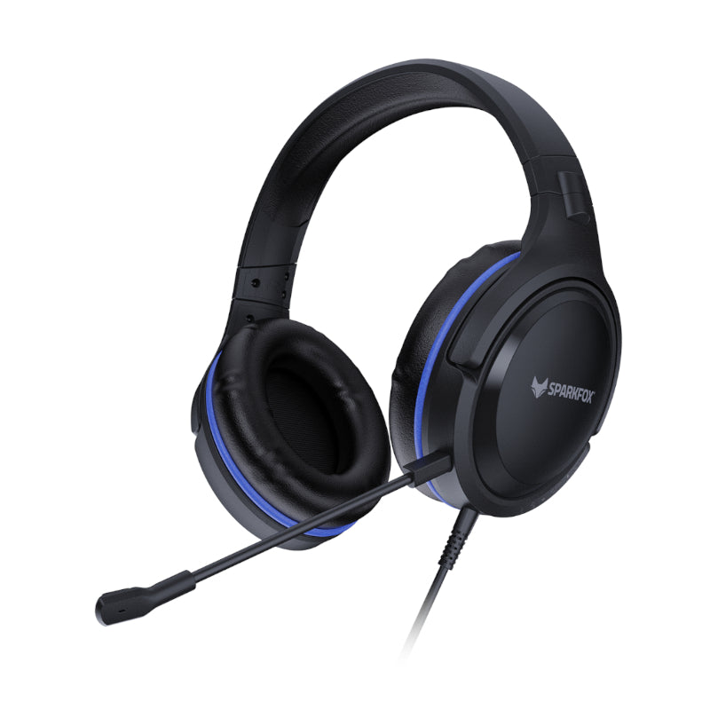 Sparkfox PS5 SF11 Stereo Headset – Black & Blue