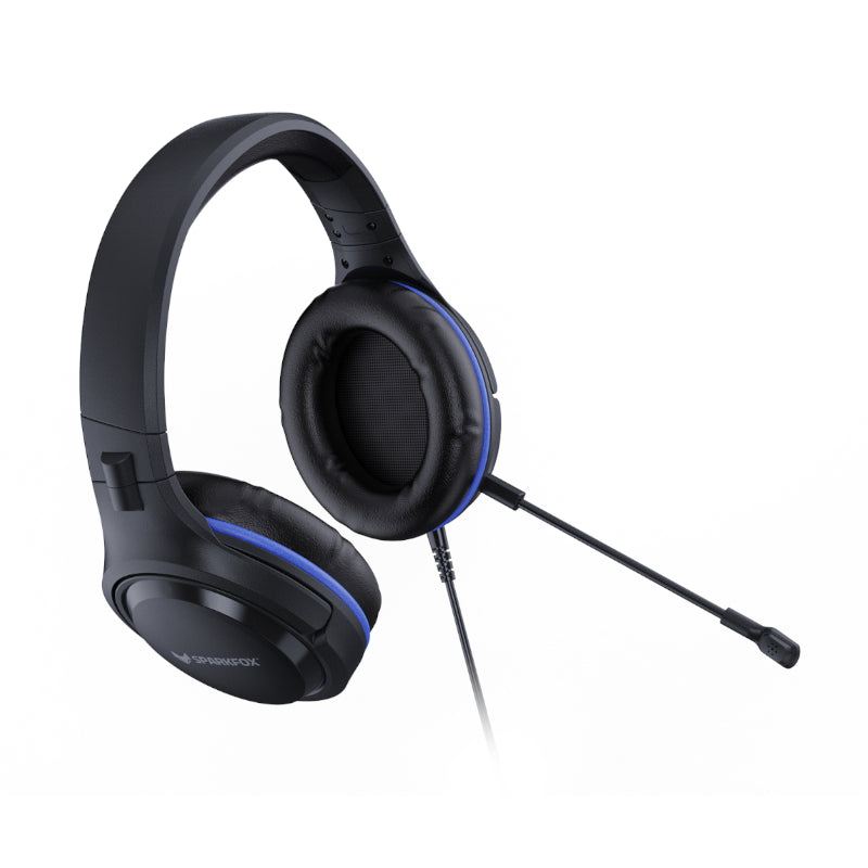 Sparkfox PS5 SF11 Stereo Headset – Black & Blue