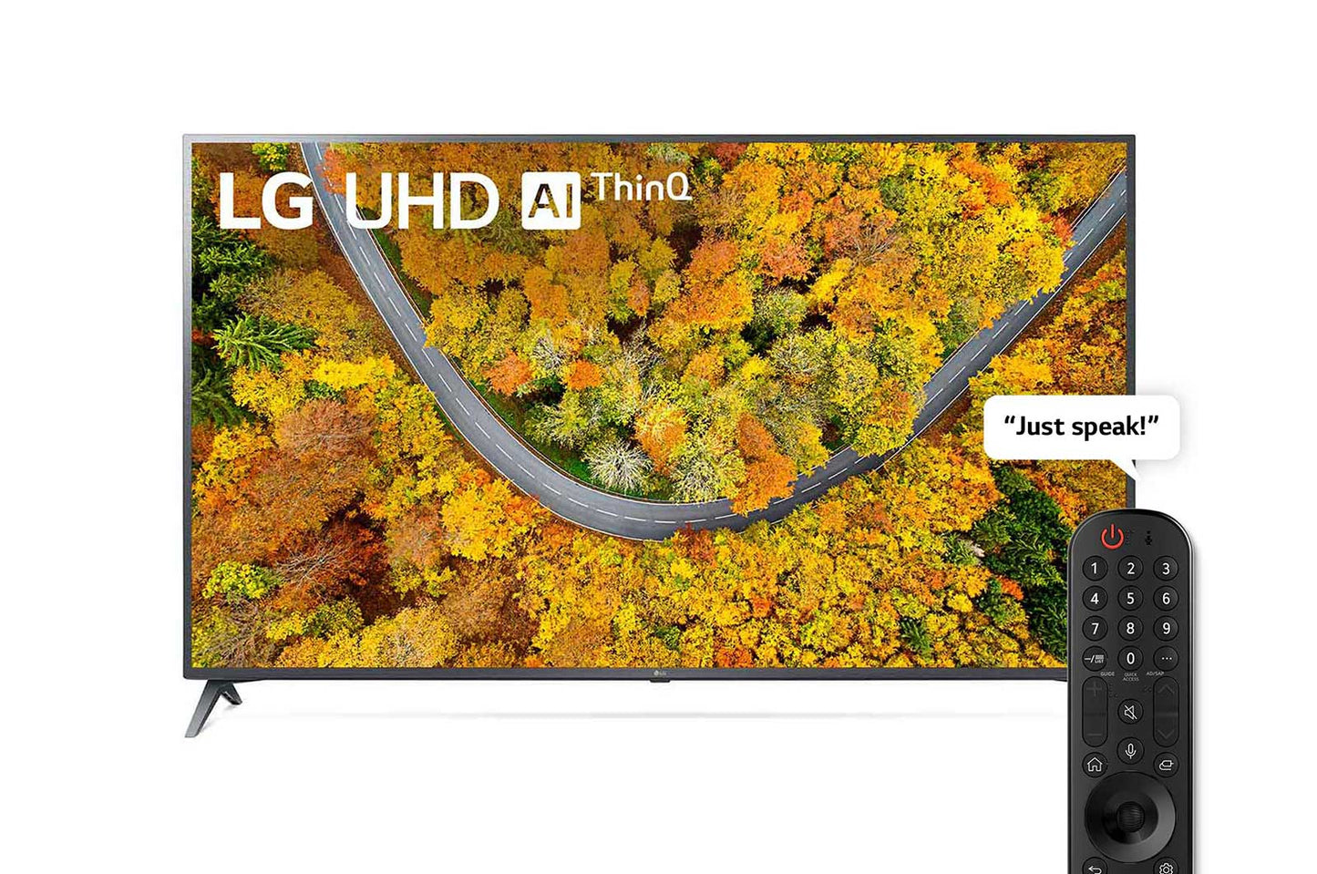 LG UHD TV 70 Inch UP75 Series 4K Active HDR WebOS Smart TV with ThinQ AI (2021)