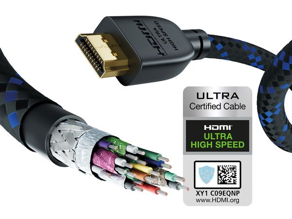 Inakustik PREMIUM Ultra High Speed 10K HDMI 2.1 Cable - Blue