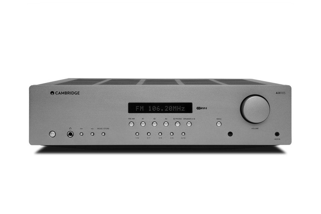 Cambridge Audio AXR85 Stereo Receiver with Klipsch RP-600M Bookshelf Speakers