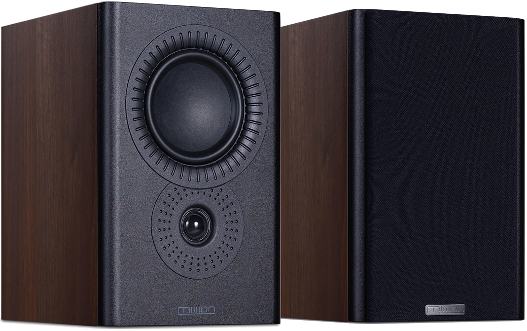 Mission LX-2 MKII Bookshelf Speakers - pair - Walnut