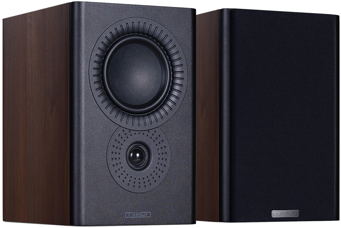 Mission LX-3 MKII Bookshelf Speakers - pair - Walnut