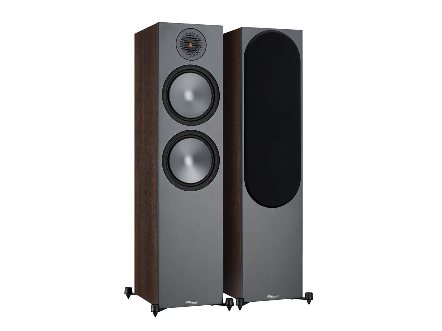 Monitor Audio BRONZE 500 Floorstanding speakers - pair - Walnut