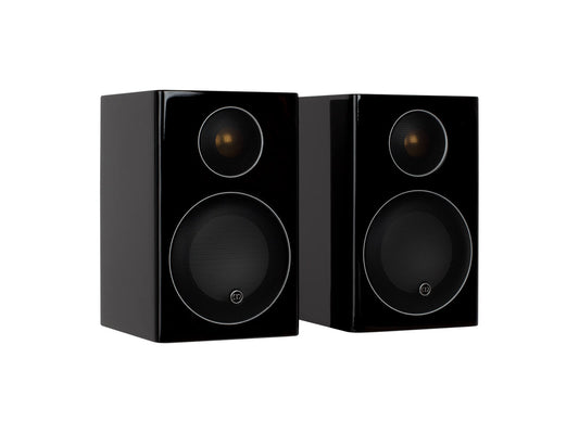 Monitor Audio Radius 90 Bookshelf Speakers - Pair - High Gloss Black Lacquer