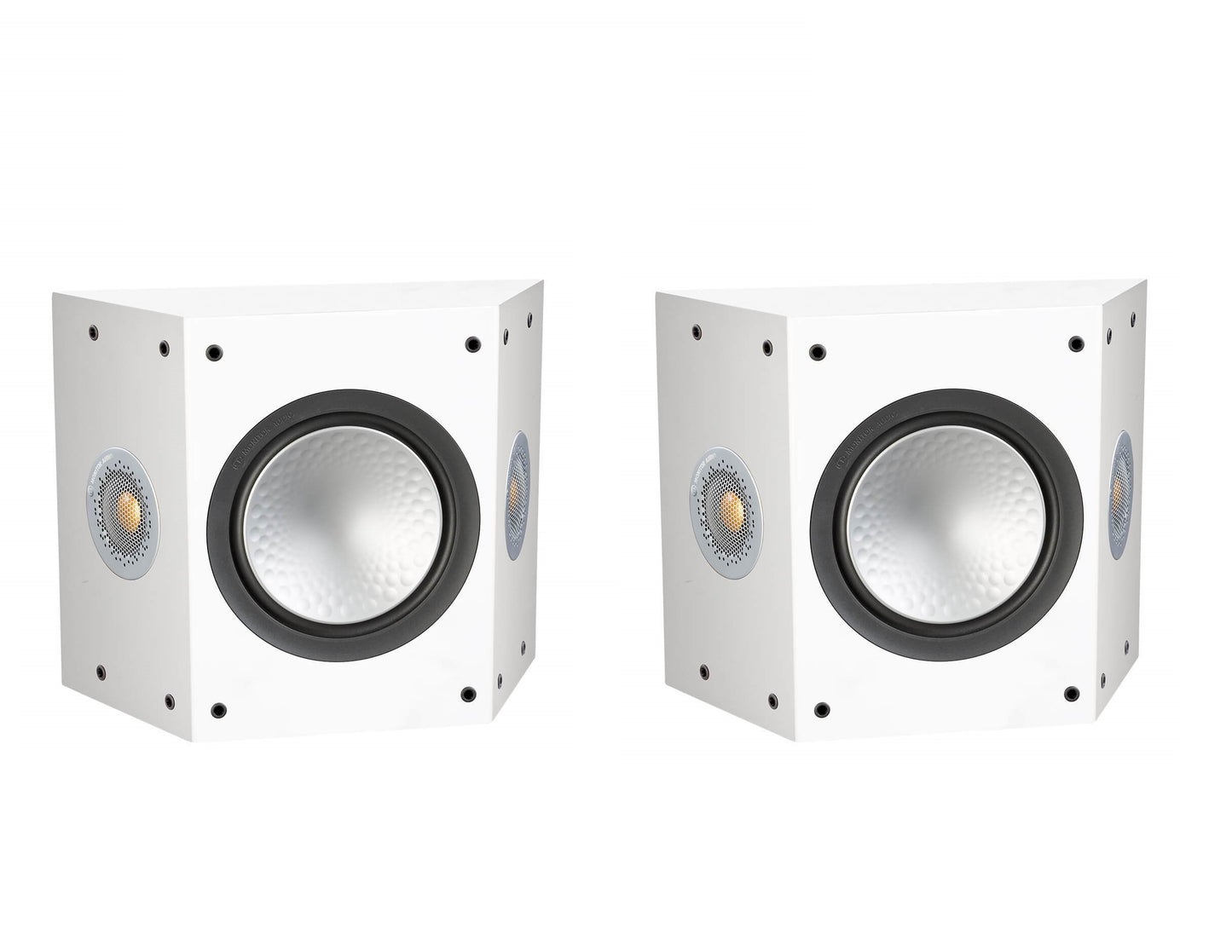 Monitor Audio Silver FX On-Wall Speakers - pair - Satin White