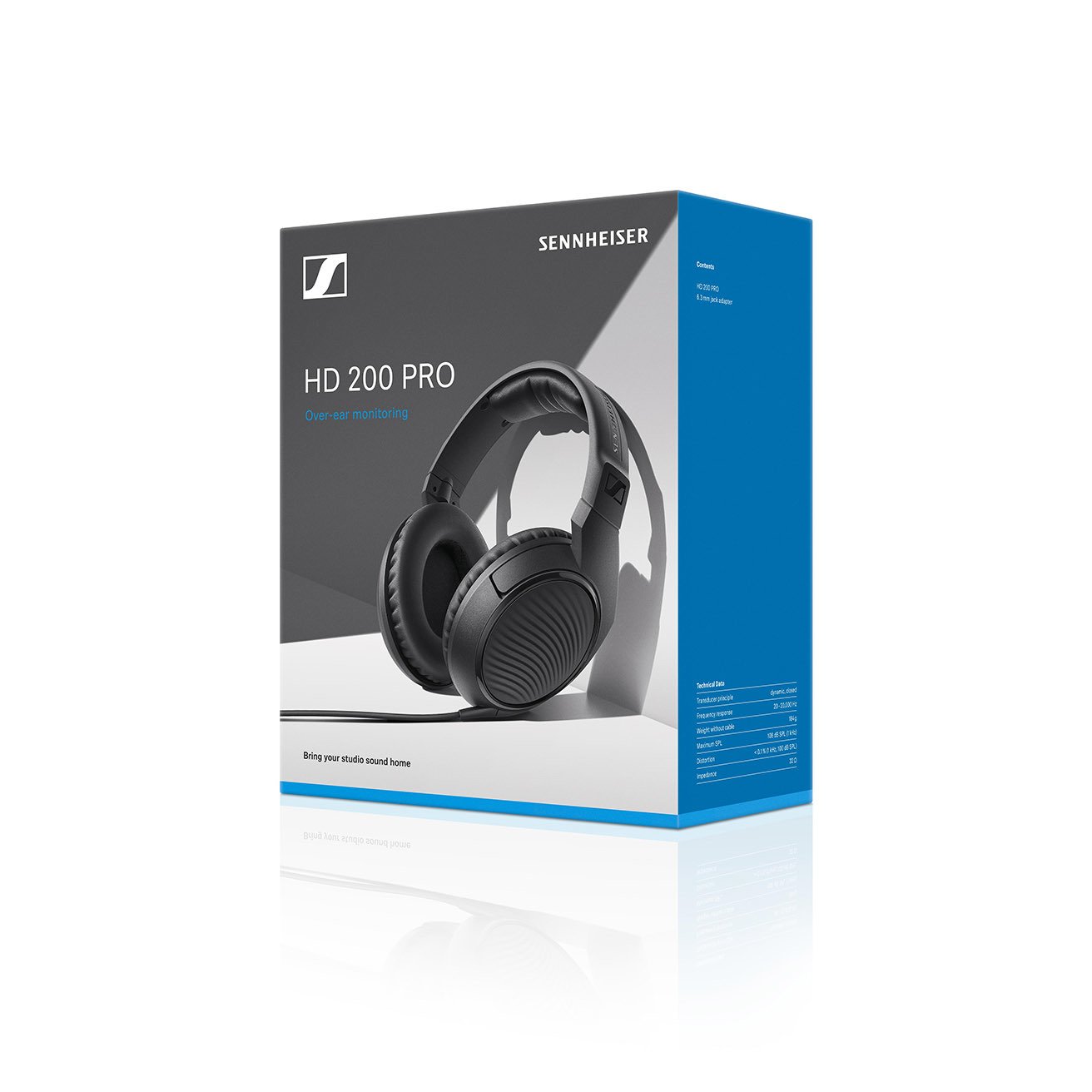 Sennheiser HD 200 Pro Headphones - Black