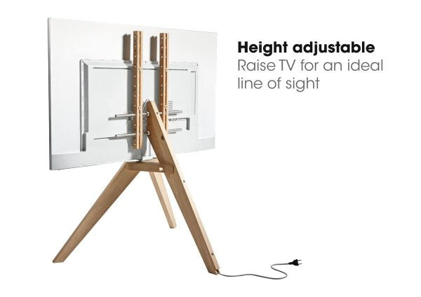 Vogel's Next OP1 TV Floorstand - Light Oak