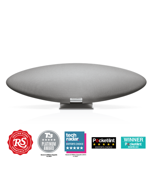 Bowers & Wilkins Zeppelin Wireless Smart Speaker - Pearl Grey